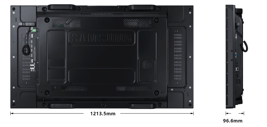 UD55E-A三星原装整机3.5mm55寸液晶拼接屏背面参数