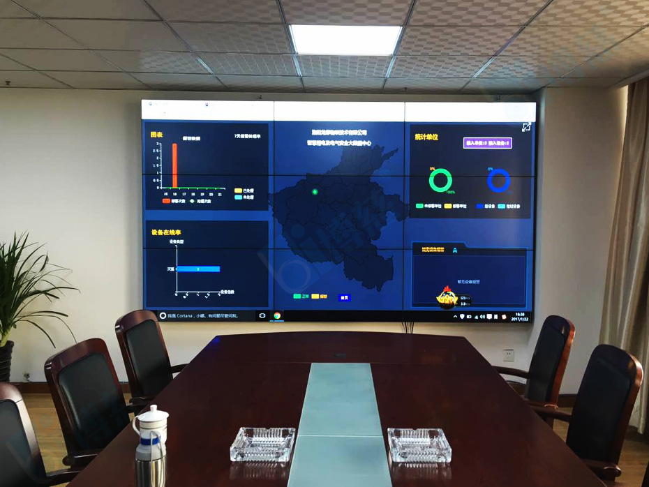 博慈液晶拼接屏进驻河南洛阳电气股份有限公司大数据会议室