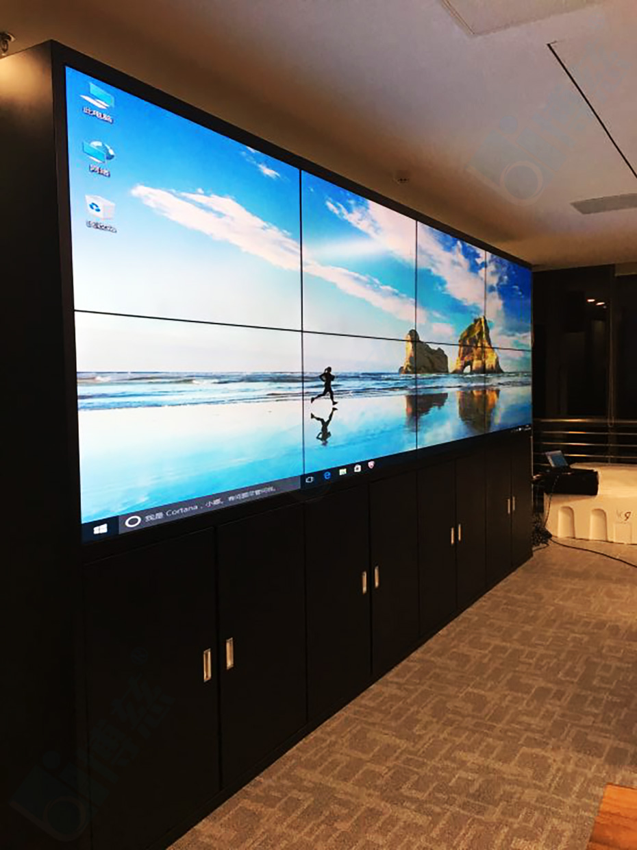 博慈科技为上海嘉定焦点梦想电子商务园精心打造的会议报告厅显示解决方案
