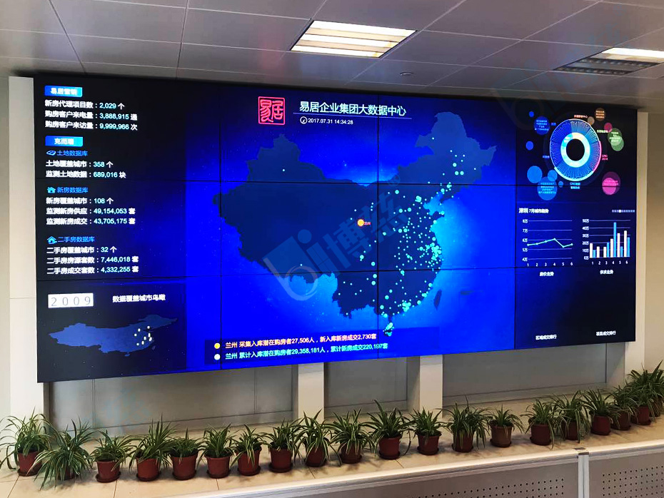 博慈大数据展示系统成功应用于上海大学大数据中心