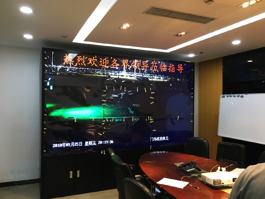 浙江杭州吉利汽车集团引进博慈46寸液晶拼接屏打造现代化、大数据远程监控系统平台