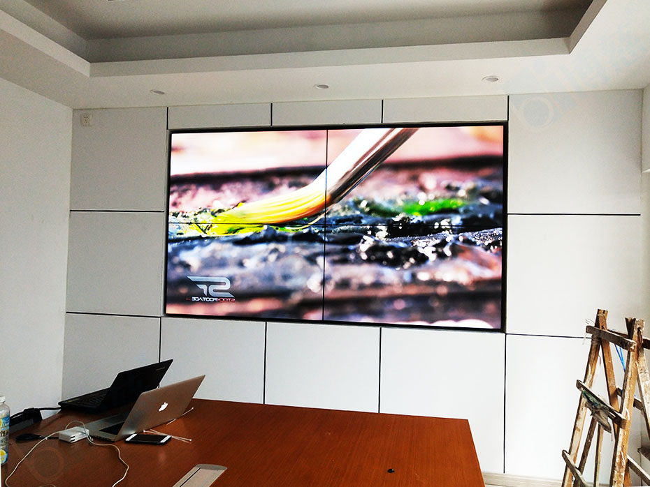 上海万豪实业有限公司引进博慈55寸液晶拼接屏打造多媒体会议系统平台