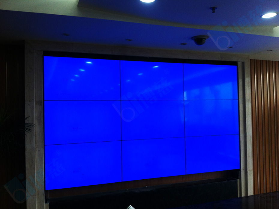 LG3.5mm49寸液晶拼接屏为上海青浦工业园打造多功能会议管理系统电视墙
