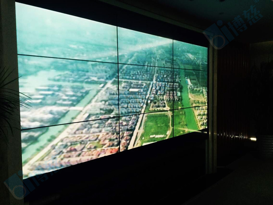 LG49寸液晶拼接屏为上海青浦工业园打造多功能会议管理系统电视墙