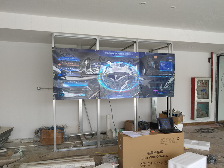 三星46寸拼接屏入驻上海市普陀新泉社区卫生服务站展示中心